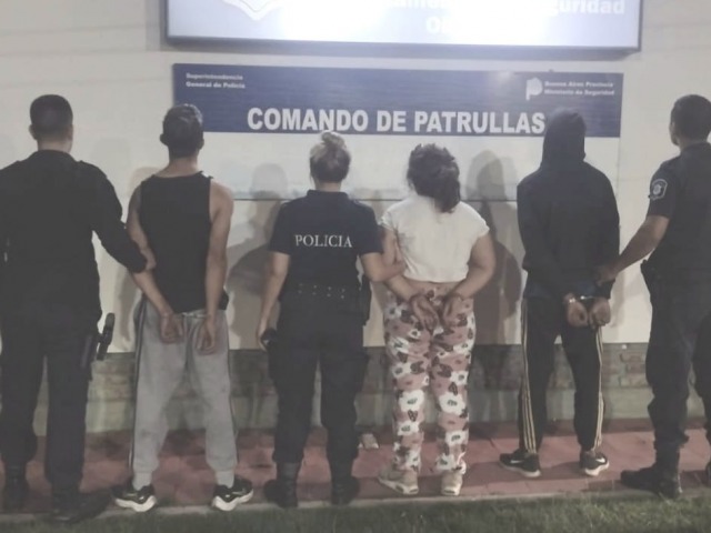 Persecusin, tres aprehendidos y una bicicleta robada